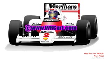 McLaren MP4-2B 1985 Alain Prost
