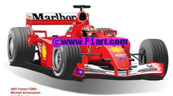Ferrari F2001 2001 Michael Schumacher