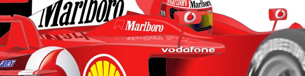 Ferrari F2003 2003 Michael Schumacher close up