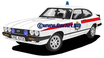 Ford Capri III  Greater Manchester police