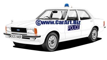 Ford Cortina IV  Essex police