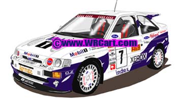 Ford Escort Cosworth1000 Lakes Rally 1994 Tommi Makinen