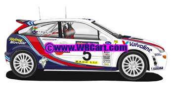 Ford Focus Catalunya Rally 2000 Colin McRae