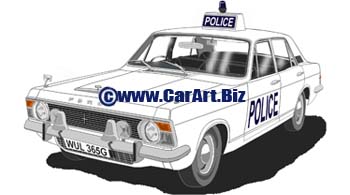 Ford Zodiac IV  Monmouthshire police