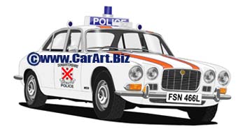 Jaguar XJ6  Dunbartonshire police