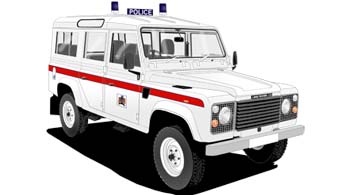 Land Rover 110  Thames Valley police