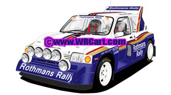 MG Metro 6R4No particular Rally 1986 Jimmy McRae