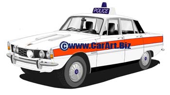 Rover P6 2200 West Midlands police